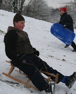 Snow time Swindon 2007