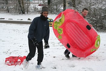 Snow time Swindon 2007