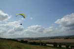 Paragliding on Liddington Hill