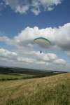 Paragliding on Liddington Hill