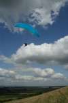 Paragliding on Liddington Hill