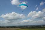 Paragliding on Liddington Hill