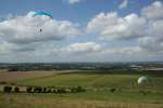 Paragliding on Liddington Hill