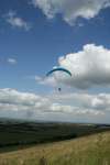 Paragliding on Liddington Hill