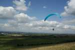 Paragliding on Liddington Hill