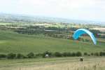 Paragliding on Liddington Hill