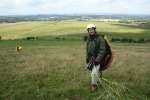 Paragliding on Liddington Hill