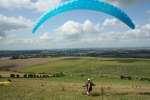 Paragliding on Liddington Hill