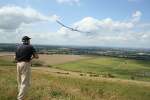 Paragliding on Liddington Hill