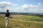 Paragliding on Liddington Hill