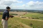 Paragliding on Liddington Hill