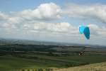 Paragliding on Liddington Hill