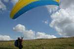 Paragliding on Liddington Hill