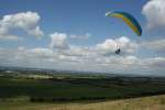 Paragliding on Liddington Hill