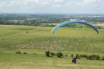 Paragliding on Liddington Hill