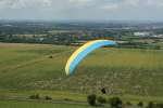 Paragliding on Liddington Hill