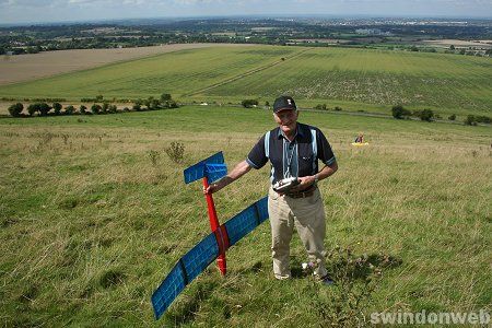 Paragliding on Liddington Hill