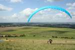 Paragliding on Liddington Hill