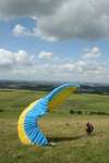 Paragliding on Liddington Hill