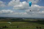 Paragliding on Liddington Hill