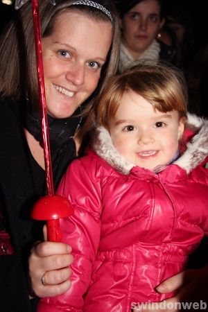 Christmas lights switch-on