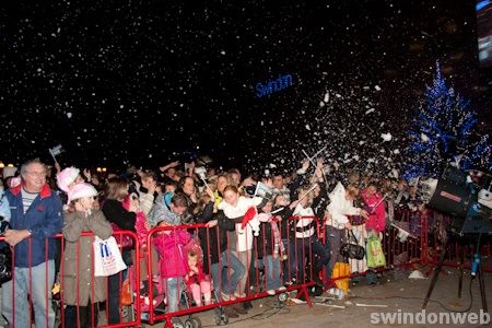 Christmas lights switch-on