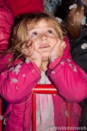 Christmas lights switch-on