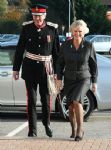 Camilla flies into Swindon