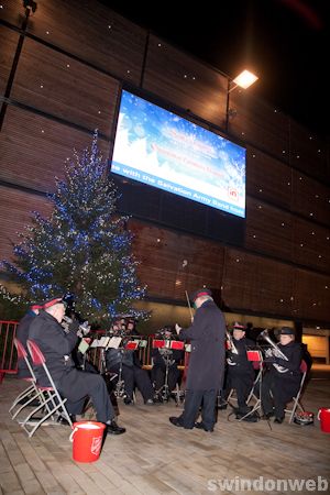 Carol singing in Swindon