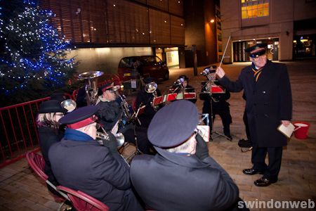 Carol singing in Swindon