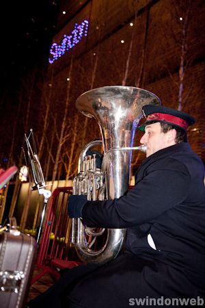 Carol singing in Swindon