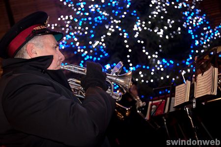 Carol singing in Swindon