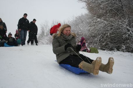 Coate Water snow 2010