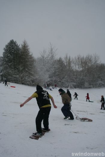 Coate Water snow 2010