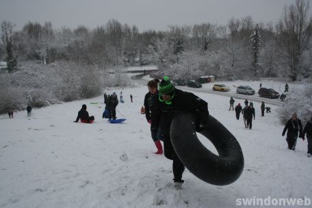 Coate Water snow 2010
