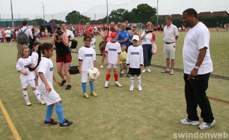 Swindon Football Festival with John Barnes 2010