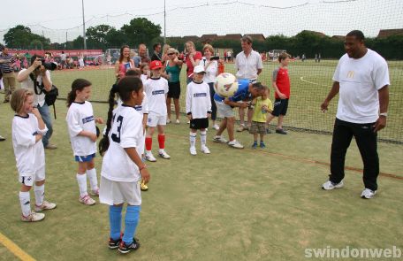 Swindon Football Festival with John Barnes 2010