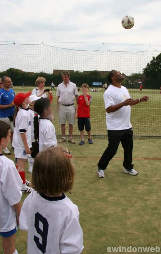 Swindon Football Festival with John Barnes 2010