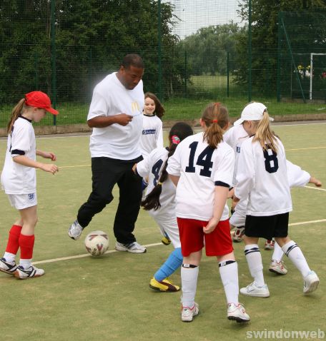 Swindon Football Festival with John Barnes 2010