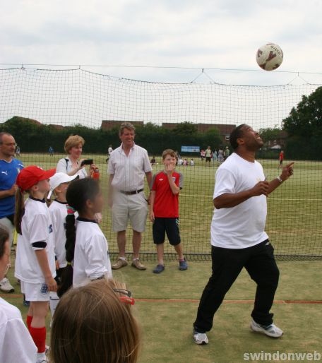 Swindon Football Festival with John Barnes 2010