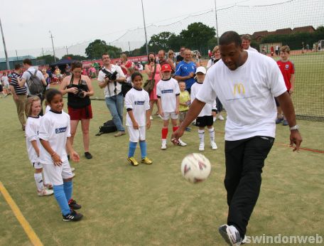 Swindon Football Festival with John Barnes 2010