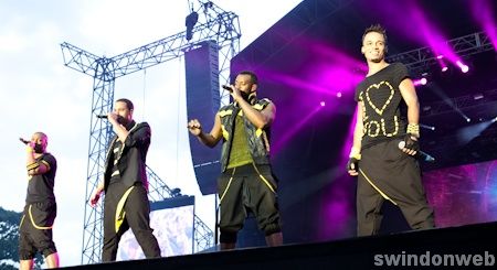 JLS and Olly Murs in Swindon