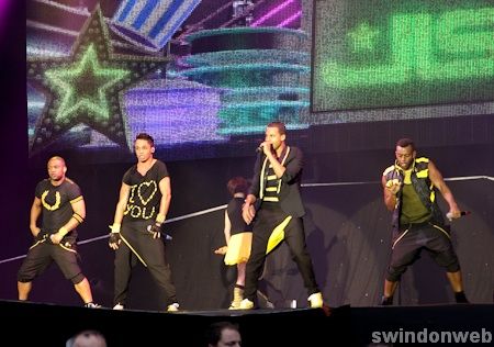 JLS and Olly Murs in Swindon