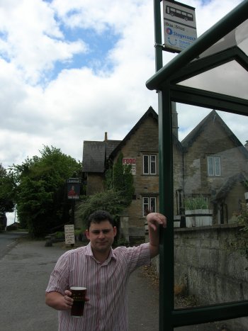 Landlord Neil by the bus stop