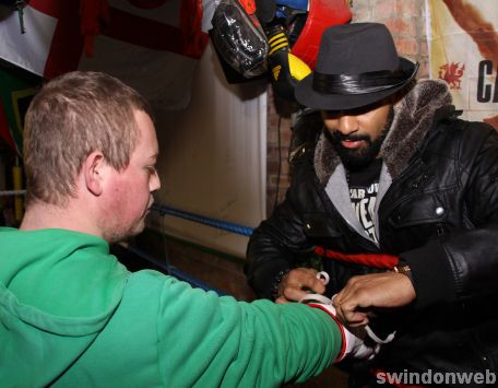 David Haye in Swindon