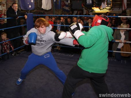 David Haye in Swindon