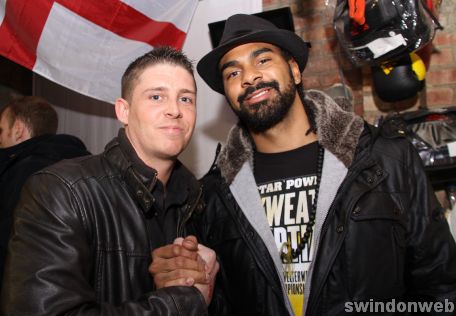 David Haye in Swindon