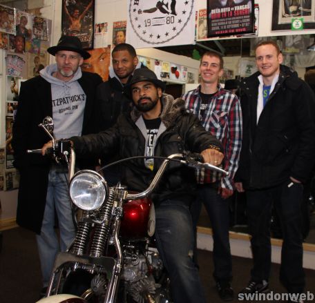 David Haye in Swindon