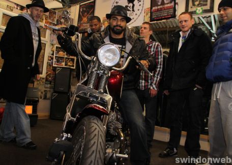 David Haye in Swindon