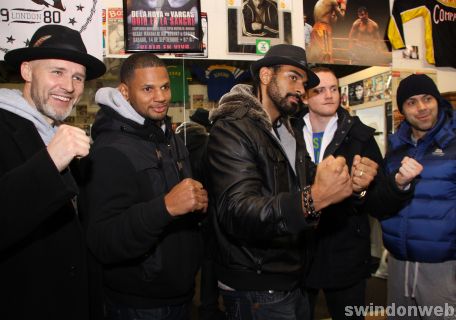 David Haye in Swindon
